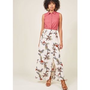 NWT Floral Maxi Skirt by Blu Pepper